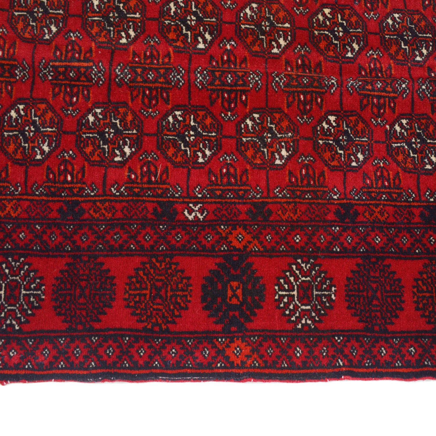 Handmade Bokhara Runner 2' 7 x 6' 1 (ft) - No. B20416