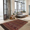 Entryway Flatweave Kilim 4' 3 x 6' 4 (ft) - No. B20457