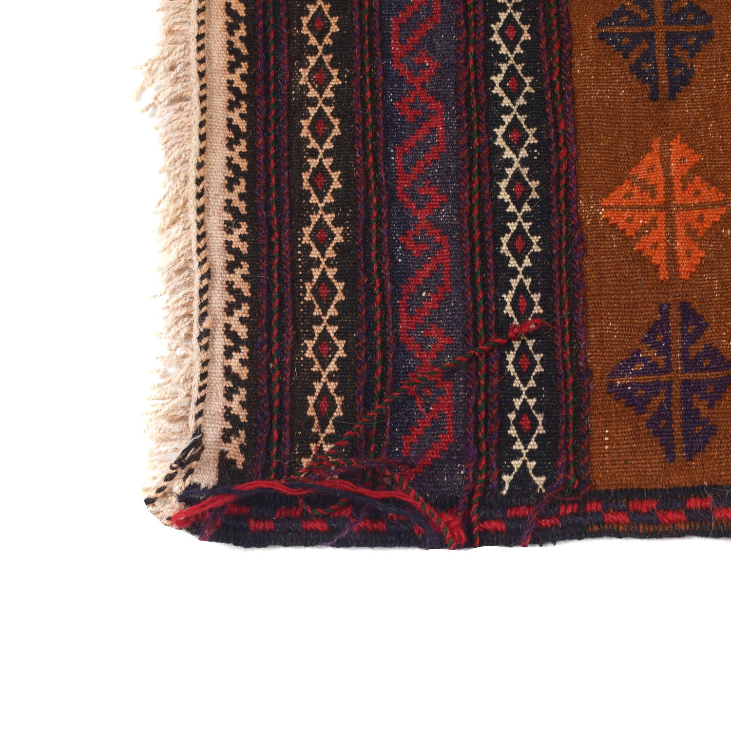 Hand Knotted Table Sheet Dhurrie Runner 2' 1 x 4' 11 (ft) - No. B20501