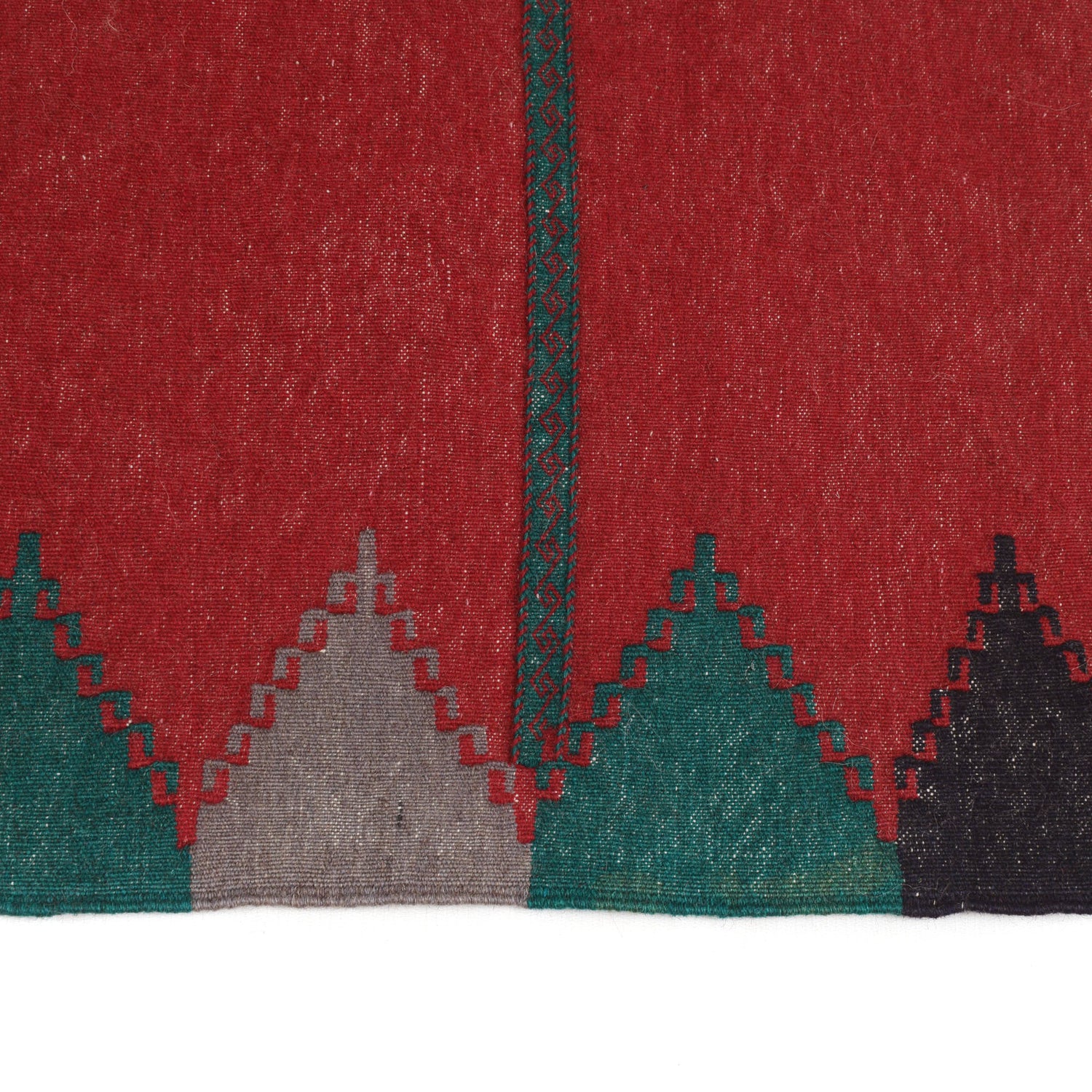 Red Color Table Sheet Kelim 2' 2 x 4' 8 (ft) - No. B20504