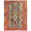 Handmade Vegetable Kilim 4' 3 x 5' 6 (ft) - No. B20532