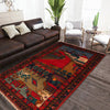 Handmade Village Design Rug 2' 11" x 4' 8" (ft)- No. B20796