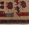 Handmade War Rug 3' 0 x 4' 3 (ft) - No. B20798