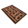 Handmade War Rug 3' 0 x 4' 3 (ft) - No. B20798