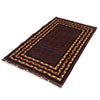 Hand Knotted Khoja Roshnai Rug 3' 1" x 4' 9" (ft) - No. B21051