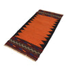 Hand Knotted Table Sheet Dhurrie Runner 2' 4 x 4' 11 (ft) - No. B21058