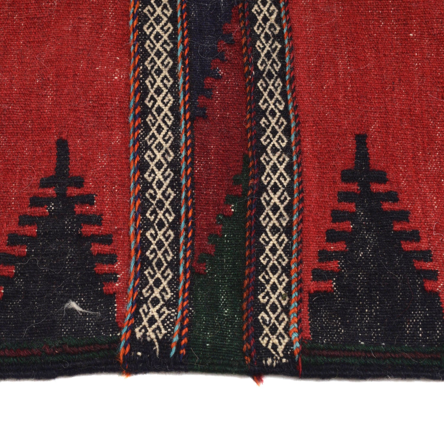 Red Color Table Sheet Kelim 2' 2 x 4' 11 (ft) - No. B21292