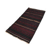 Black Color Table Sheet Kilim 2' 6" x 4' 11" (ft) - No. B21317