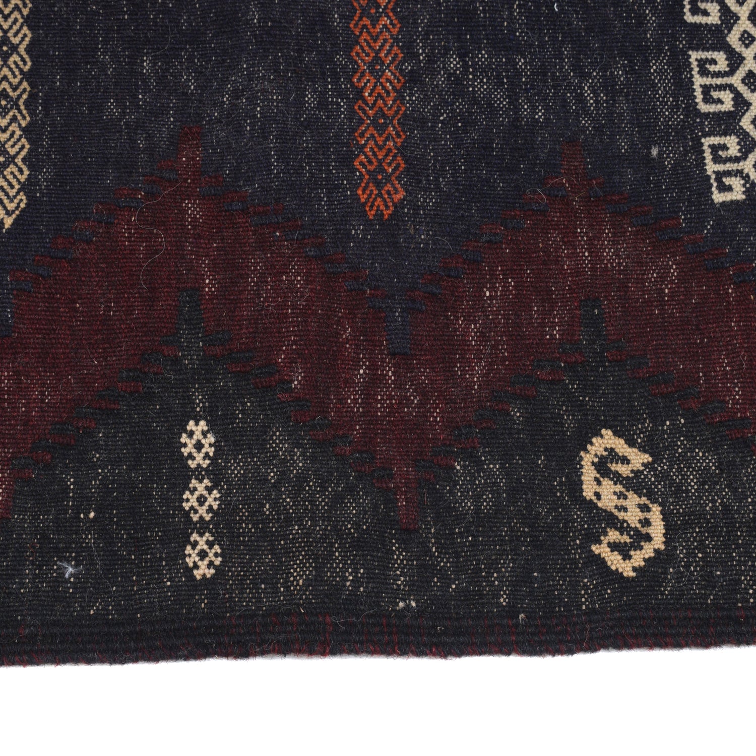 Hand Knotted Table Sheet Dhurrie Runner 2' 0" x 4' 9" (ft) - No. B21324