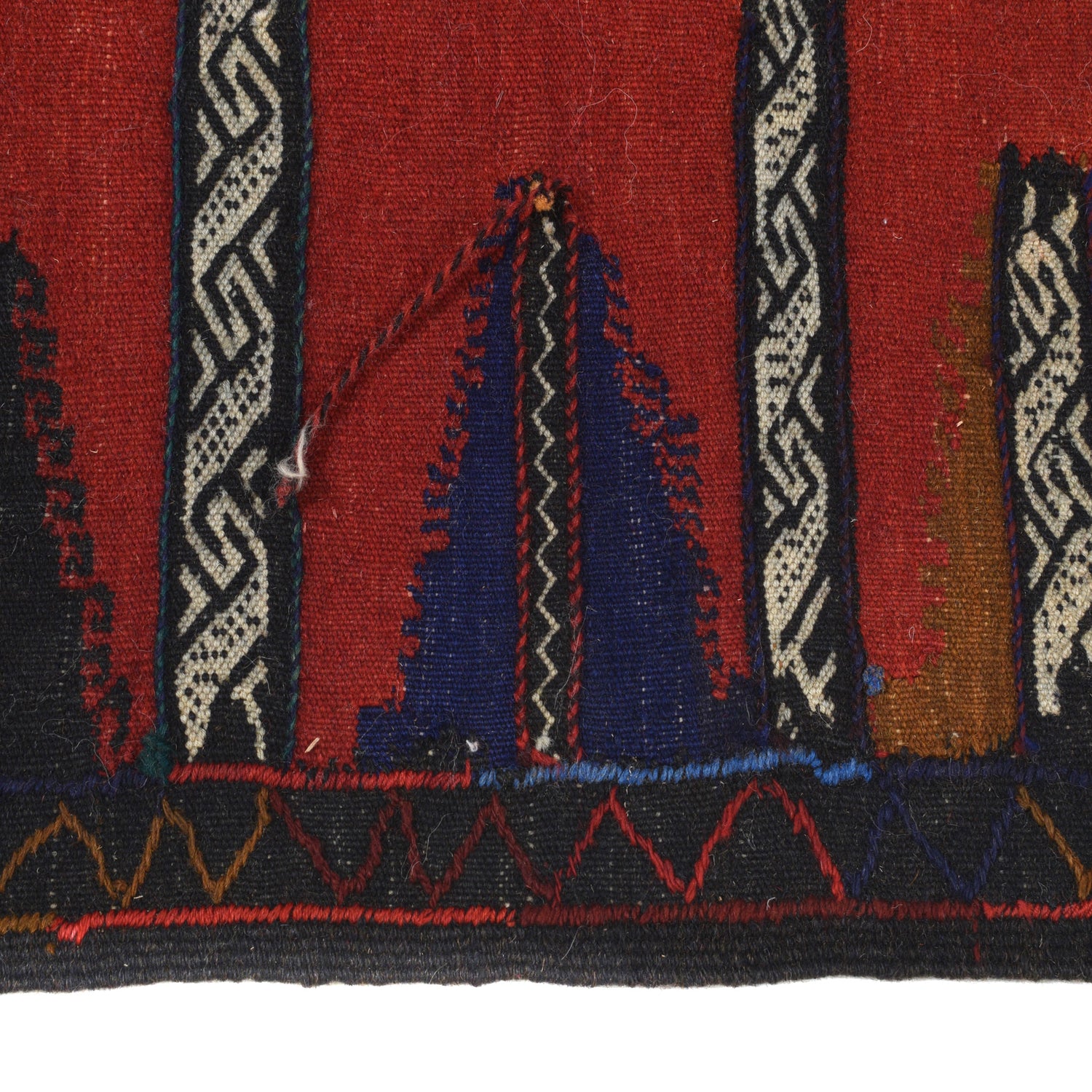 Red Color Table Sheet Kelim 2' 3" x 4' 8" (ft) - No. B21333