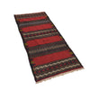 Flat Weave Kilim Runner 2' 4" x 4' 11" (ft) - No. B21335