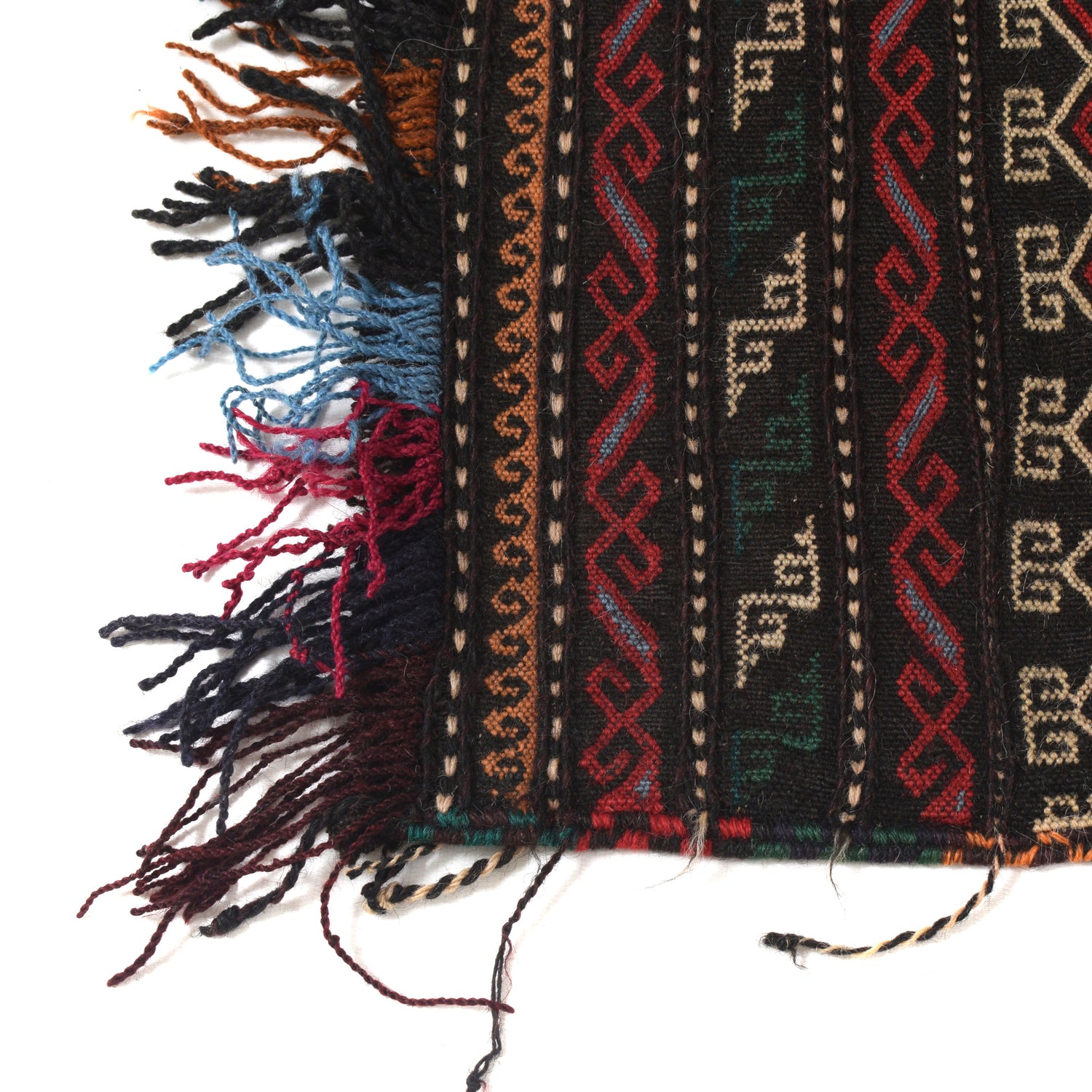 Hand Knotted Table Sheet Dhurrie Runner 1' 10" x 5' 7" (ft) - No. B21338