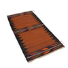 Flat Weave Kilim Runner 2' 4" x 4' 7" (ft) - No. B21343