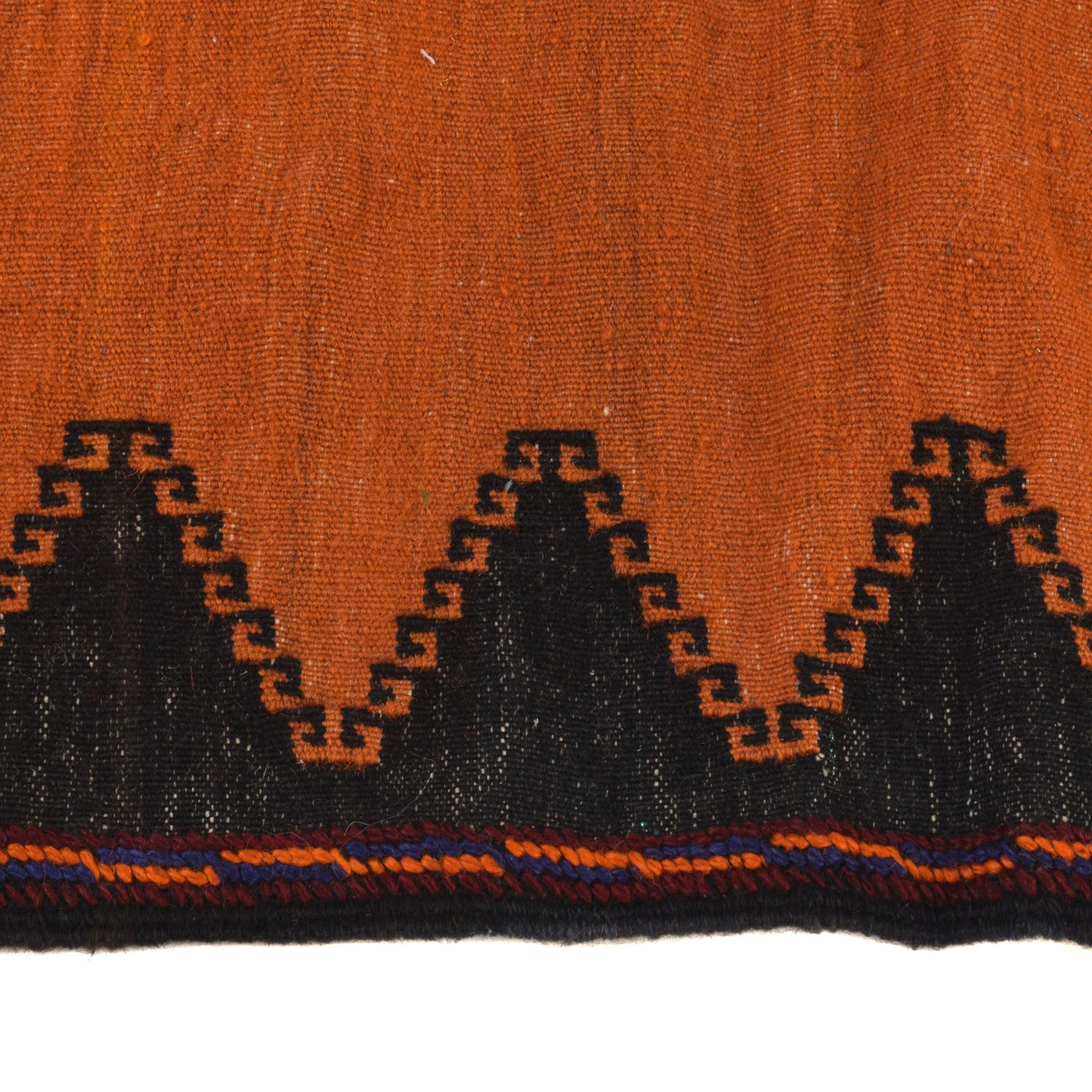 Hand Knotted Table Sheet Dhurrie Runner 2' 0" x 4' 4" (ft) - No. B21470