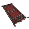 Hand Knotted Table Sheet Dhurrie Runner 2' 6" x 5' 0" (ft) - No. B21471