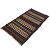 Flat Weave Kilim Runner 2' 6" x 4' 6" (ft) - No. B21475