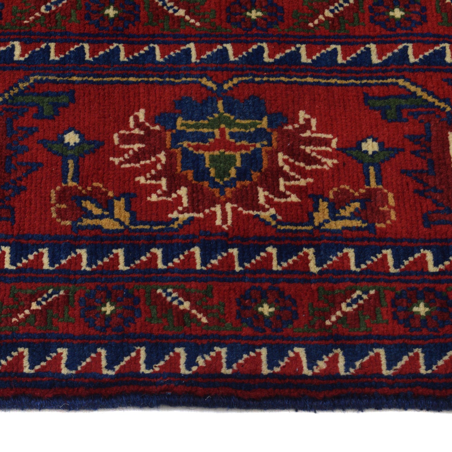 Hand Knotted Oriental Rug 6' 7" x 9' 9" (ft) - No. B21521