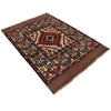 Handmade Barjista Kilim Rug 4' 3 x 6' 1 (ft) - No. B21571