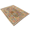 Handmade Vegetable Kilim 5' 0 x 6' 5 (ft) - No. B21592