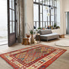 Handmade Vegetable Kilim 5' 0 x 6' 5 (ft) - No. B21597