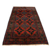 Handmade Baluchi Rug 4' 2 x 7' 3 (ft) - No. B23678