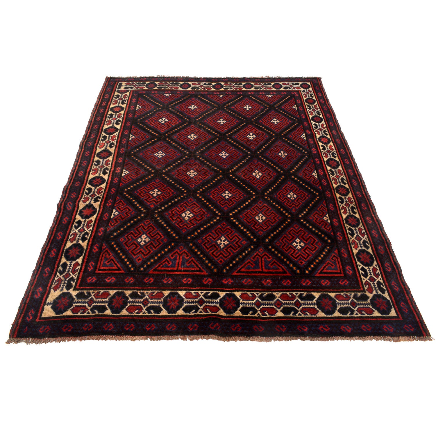 Tribal Baloch Rug 5' 1 x 6' 5 (ft) - No. B23762