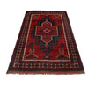 Red Color Baluchi Rug 4' 7 x 7' 3 (ft) - No. B23787