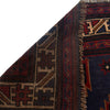 Hand Knotted Baluchi Rug 4' 7 x 7' 0 (ft) - No. B24190