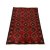 Red Color Baluchi Rug 2' 7 x 4' 5 (ft) - No. B26353