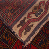 Red Color Baluchi Rug 3' 7 x 5' 4 (ft) - No. B26479