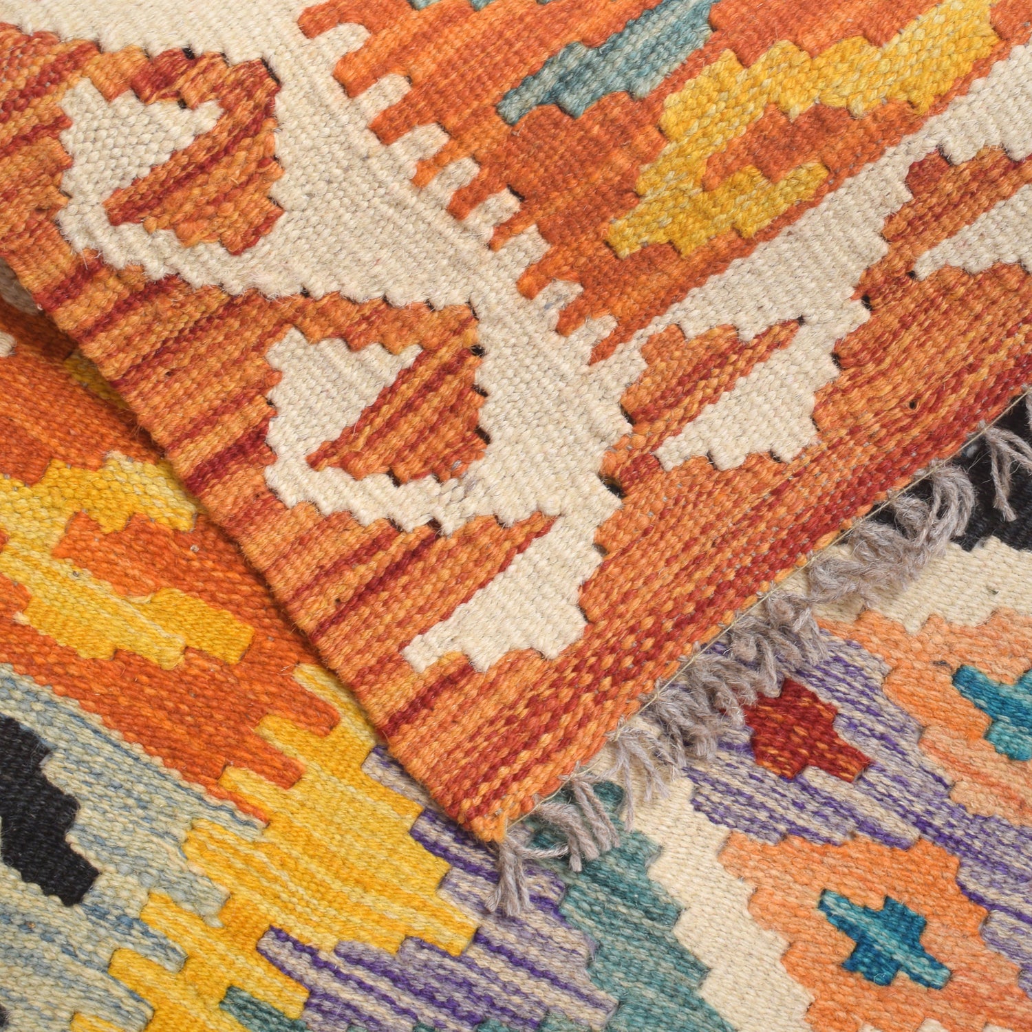 Vegetable Kilim Runner 2' 3 x 6' 4 (ft) - No. B26671