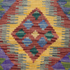 Handmade Vegetable Kilim 2' 8 x 4' 4 (ft) - No. B26747