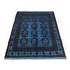 Blue Overdyed Rug 4' 2 x 5' 4 (ft) - No. B26771