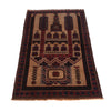 Handmade Jai Namaz 2' 10" x 4' 4" (ft) - No. B27685