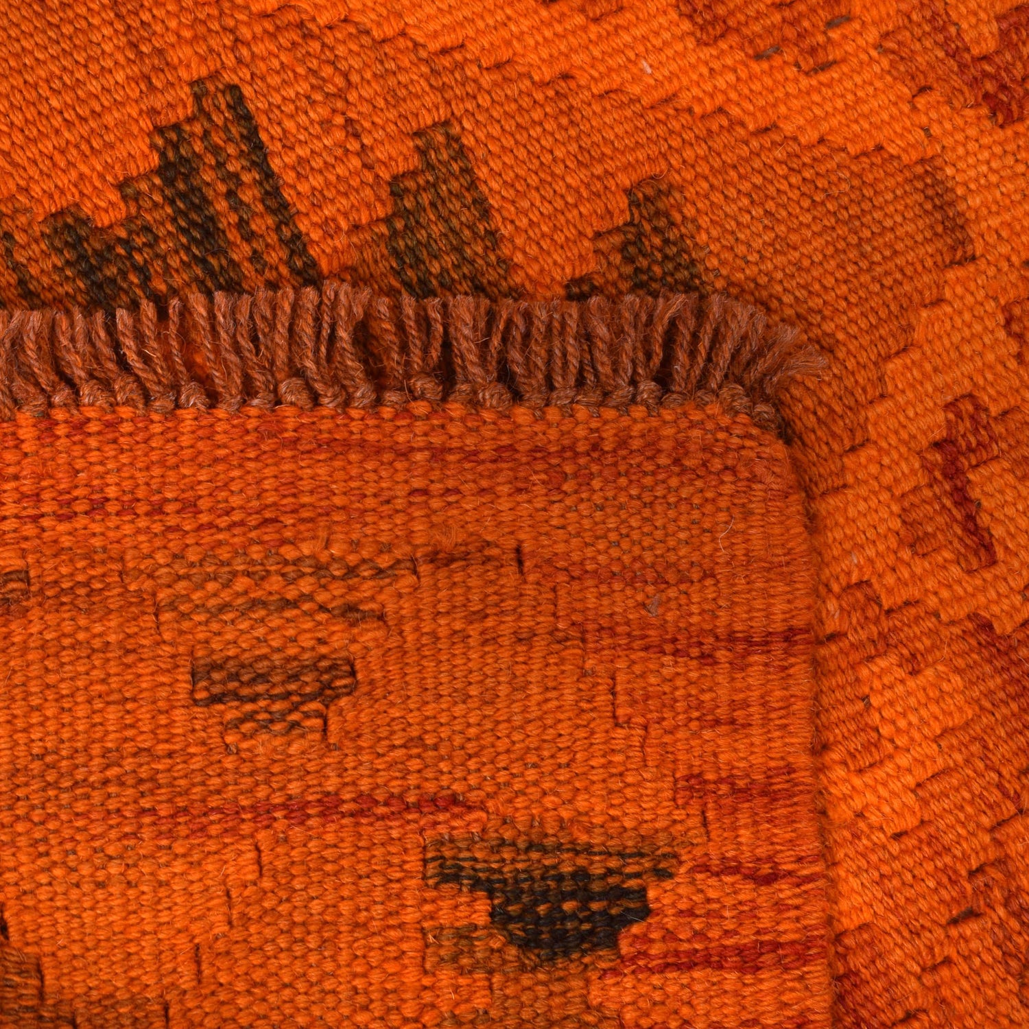 Overdyed Kilim Runner 2' 0" x 4' 11" (ft) - No. B29185