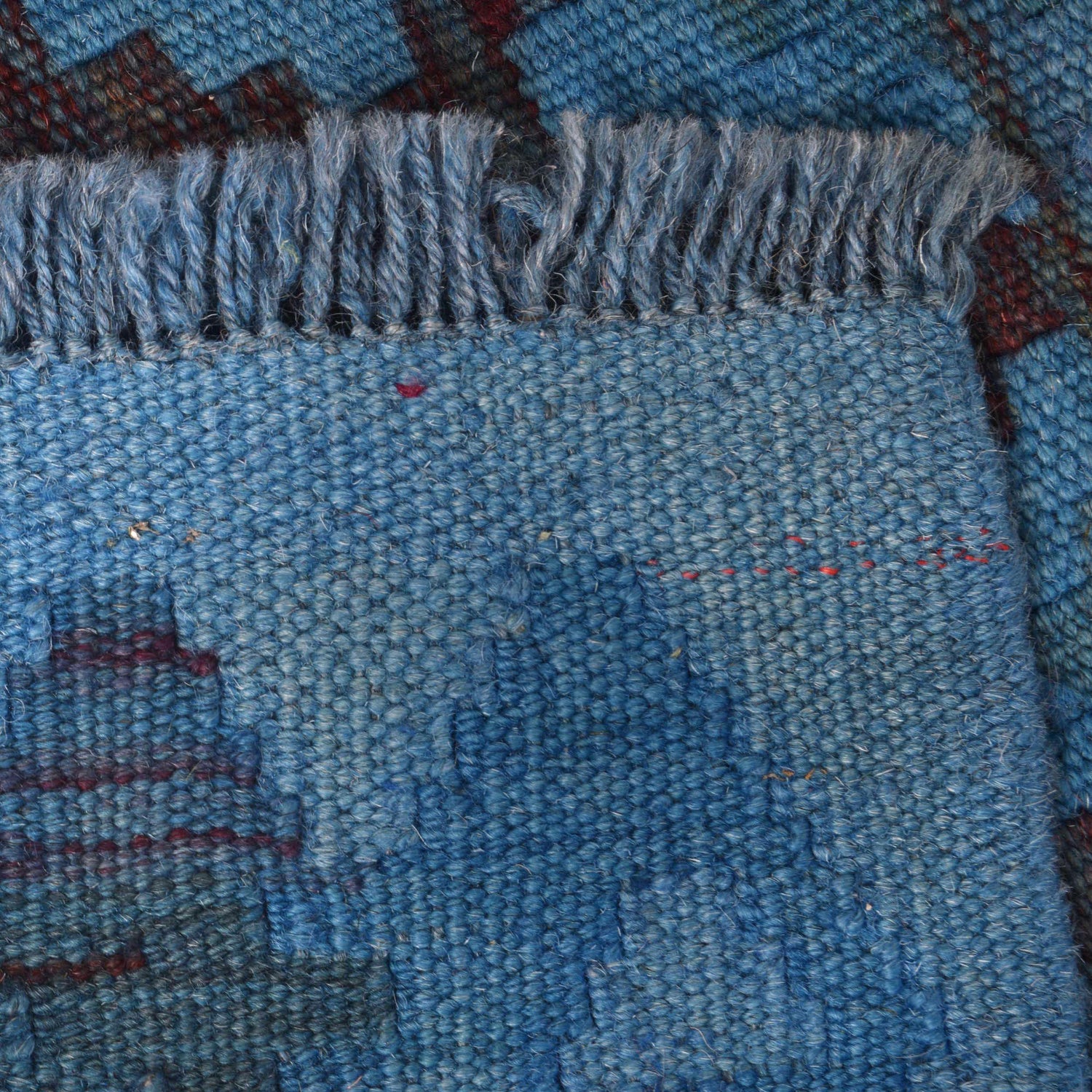 Handmade Overdyed Kilim Runner 2' 1" x 6' 5" (ft) - No. B29193