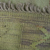 Hand Knotted Overdye Dhurrie 3' 4" x 4' 9" (ft) - No. B29195