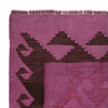 Purple Color Overdyed Kelim 3' 1" x 4' 6" (ft) - No. B29196