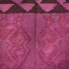 Purple Color Overdyed Kelim 3' 1" x 4' 6" (ft) - No. B29196