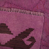 Purple Color Overdyed Kelim 3' 1" x 4' 6" (ft) - No. B29196