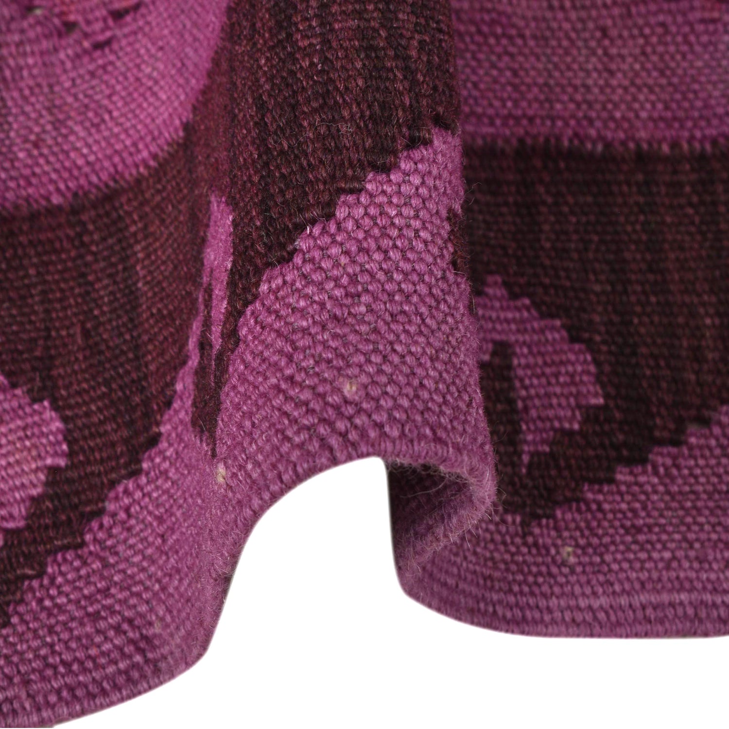 Purple Color Overdyed Kelim 3' 1" x 4' 6" (ft) - No. B29196