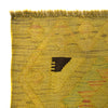 Yellow Overdyed Kelim 3' 6" x 4' 7" (ft) - No. B29199