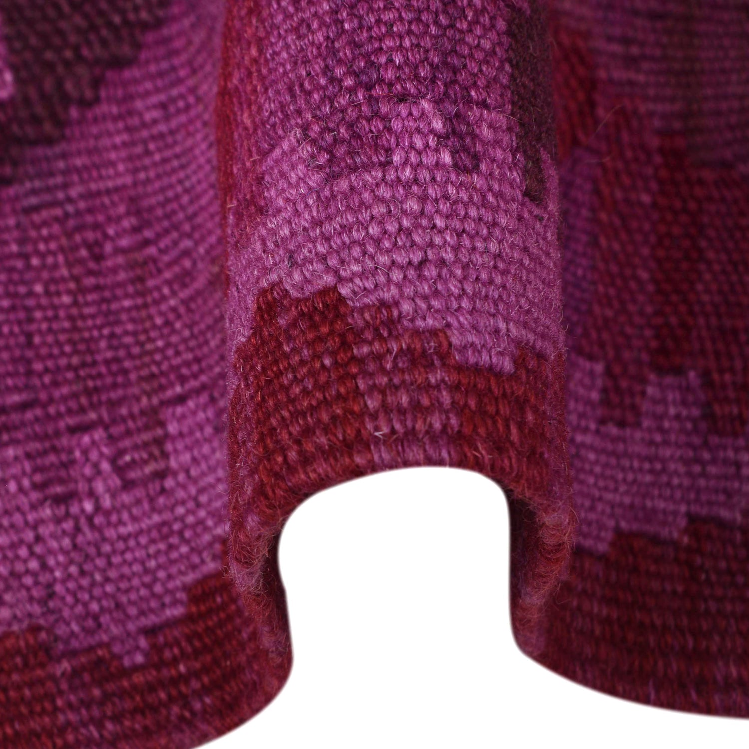 Purple Color Overdyed Kelim 1' 10" x 2' 9" (ft) - No. B29207