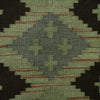 Hand Knotted Overdye Dhurrie 2' 9" x 3' 10" (ft) - No. B29223