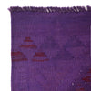 Purple Color Overdyed Kelim 3' 9" x 5' 7" (ft) - No. B29228