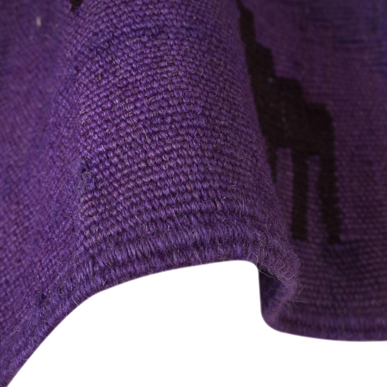 Purple Color Overdyed Kelim 3' 9" x 5' 7" (ft) - No. B29228