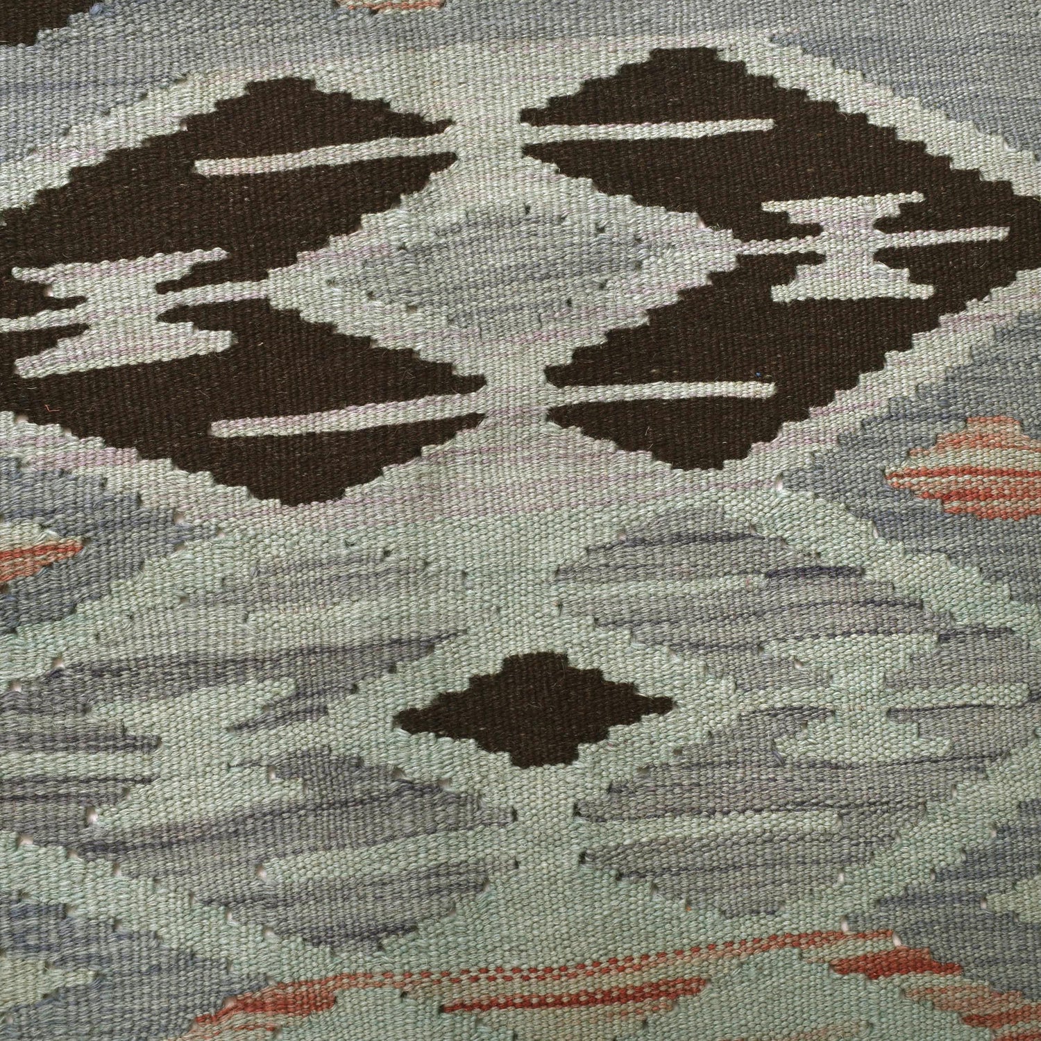 Hand Knotted Overdye Dhurrie 3' 11" x 5' 6" (ft) - No. B29235