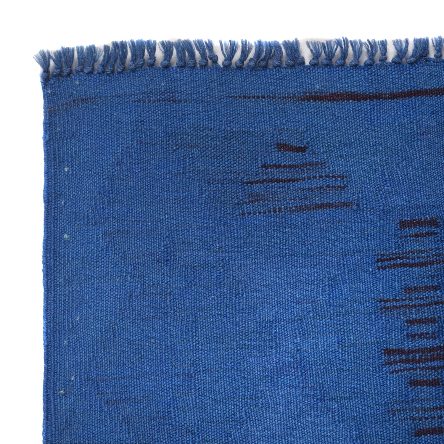 Blue Color Overdyed Kelim 3' 11" x 5' 8" (ft) - No. B29239