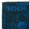 Blue Color Overdyed Rug 3' 5" x 4' 9" (ft) - No. B29243