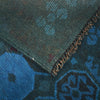 Blue Color Overdyed Rug 3' 5" x 4' 9" (ft) - No. B29243